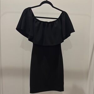 Elegant Black Off-Shoulder Dress